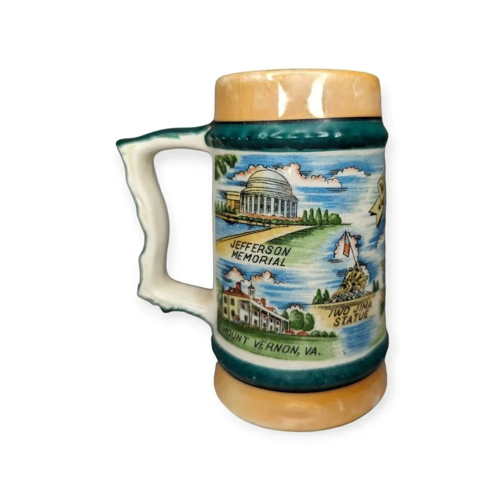 Washington DC Miniature Ceramic Beer Stein